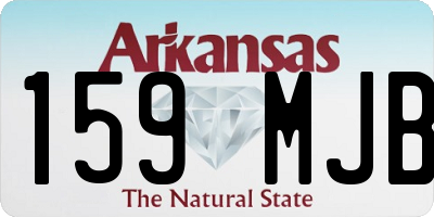 AR license plate 159MJB