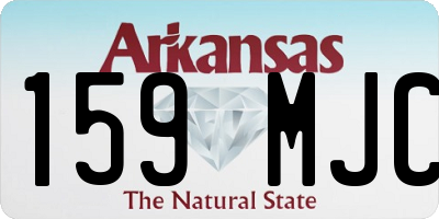 AR license plate 159MJC