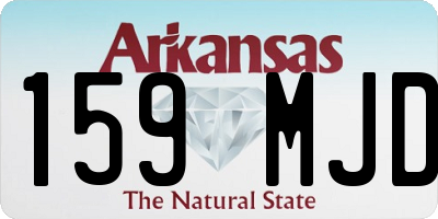 AR license plate 159MJD