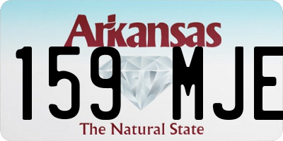 AR license plate 159MJE