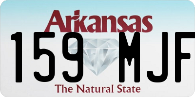 AR license plate 159MJF