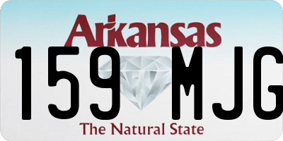 AR license plate 159MJG