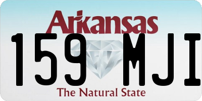 AR license plate 159MJI