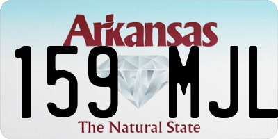 AR license plate 159MJL