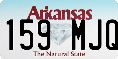AR license plate 159MJQ