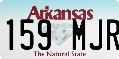 AR license plate 159MJR