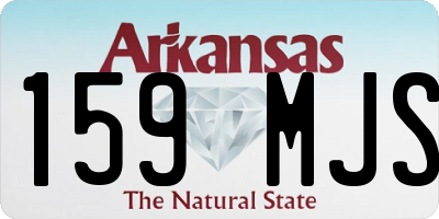 AR license plate 159MJS