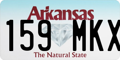 AR license plate 159MKX
