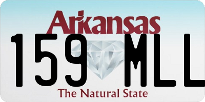 AR license plate 159MLL