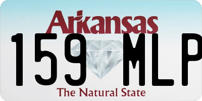 AR license plate 159MLP
