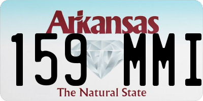 AR license plate 159MMI