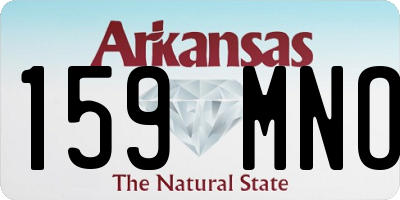 AR license plate 159MNO