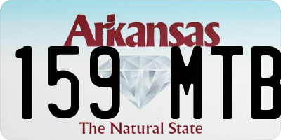 AR license plate 159MTB