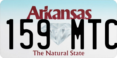 AR license plate 159MTC