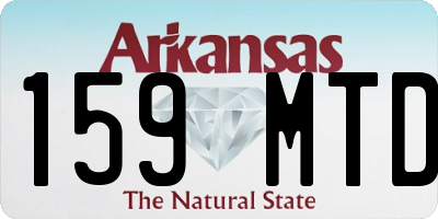 AR license plate 159MTD