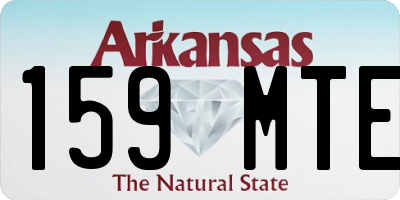 AR license plate 159MTE