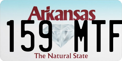 AR license plate 159MTF