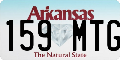 AR license plate 159MTG