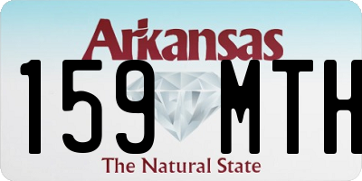 AR license plate 159MTH