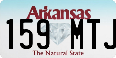 AR license plate 159MTJ