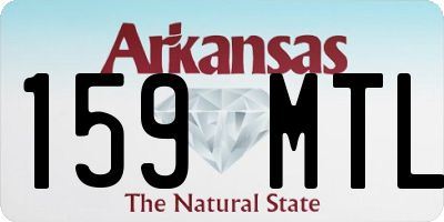 AR license plate 159MTL