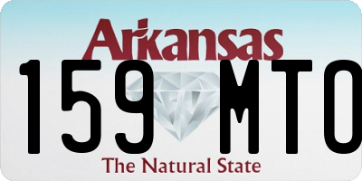 AR license plate 159MTO