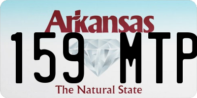 AR license plate 159MTP
