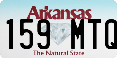 AR license plate 159MTQ
