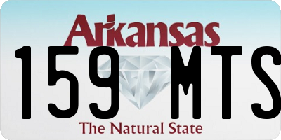 AR license plate 159MTS