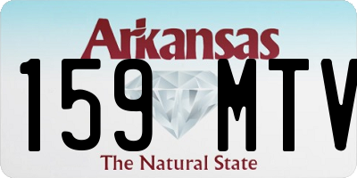 AR license plate 159MTV