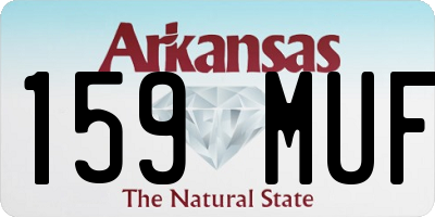AR license plate 159MUF
