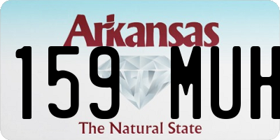AR license plate 159MUH