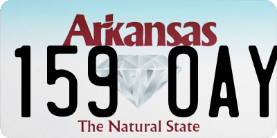 AR license plate 159OAY