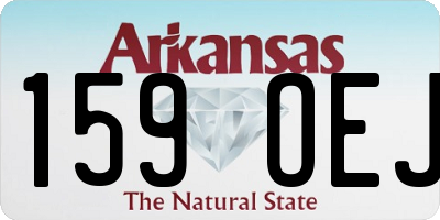 AR license plate 159OEJ