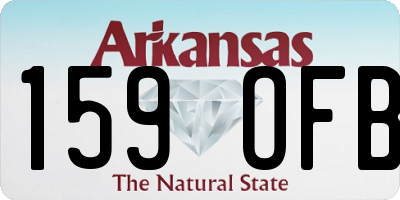 AR license plate 159OFB