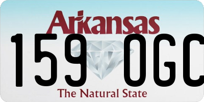 AR license plate 159OGC