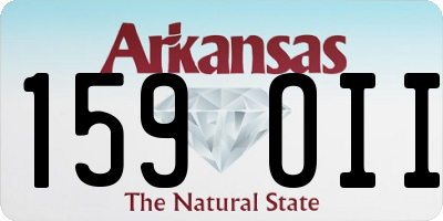 AR license plate 159OII