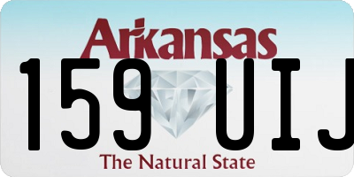 AR license plate 159UIJ
