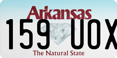 AR license plate 159UOX