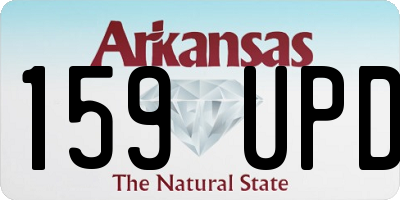 AR license plate 159UPD