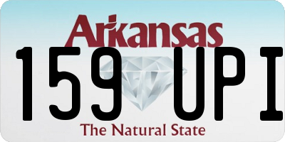 AR license plate 159UPI