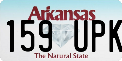 AR license plate 159UPK