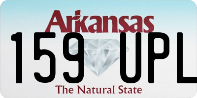 AR license plate 159UPL