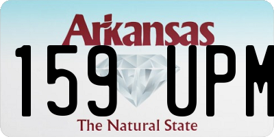AR license plate 159UPM