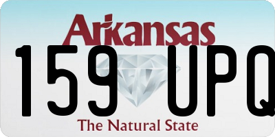 AR license plate 159UPQ