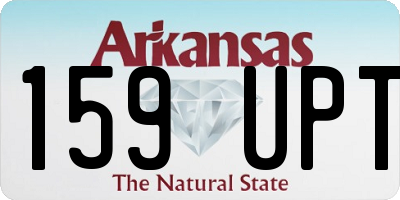 AR license plate 159UPT