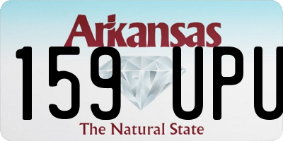AR license plate 159UPU