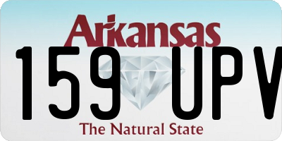 AR license plate 159UPV