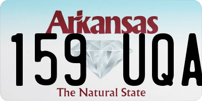 AR license plate 159UQA