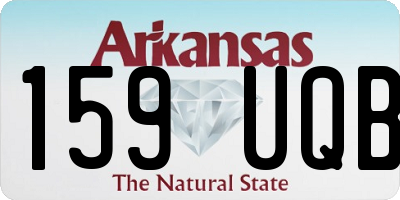 AR license plate 159UQB